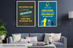 Tranh Tạo Động Lực “PUSH YOURSELF” – Decor & Quà Tặng Truyền Cảm Hứng
