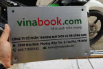Bảng số nhà, bảng tên công ty inox in UV