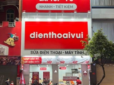 Bảng hiệu cho cửa hàng điện thoại di động