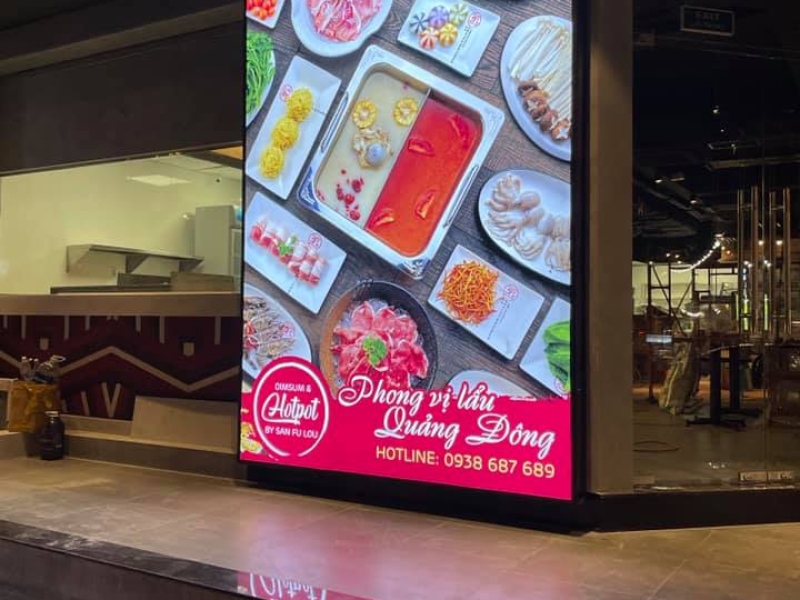 Mặt dựng Alu - Chữ nổi INOX