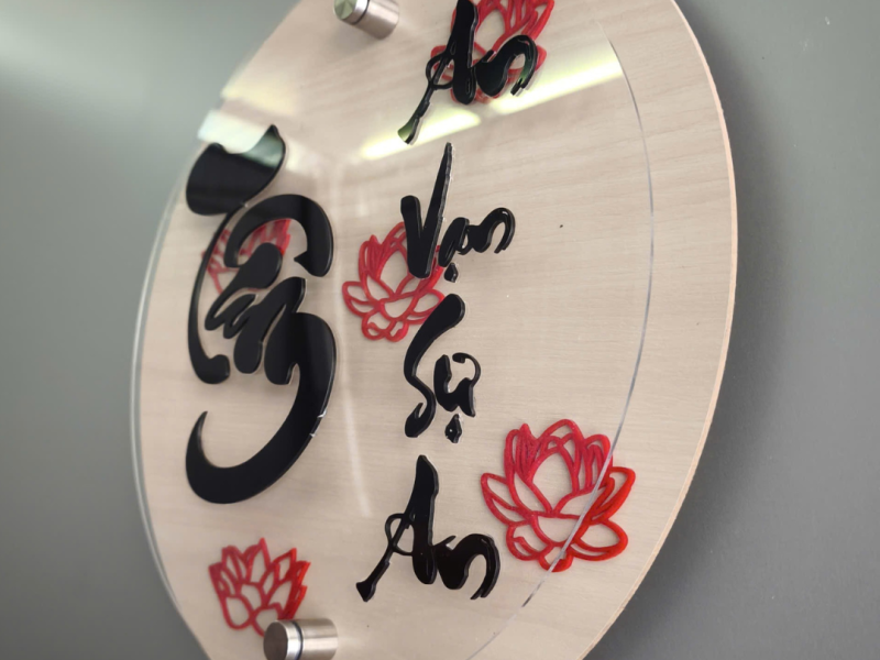 Tranh thư pháp treo tường