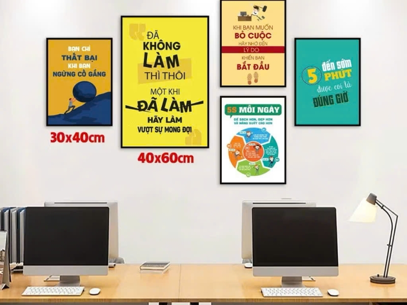 Tranh Tạo Động Lực: “Hãy thiết lập mục tiêu – Tập trung vào vị trí đó”