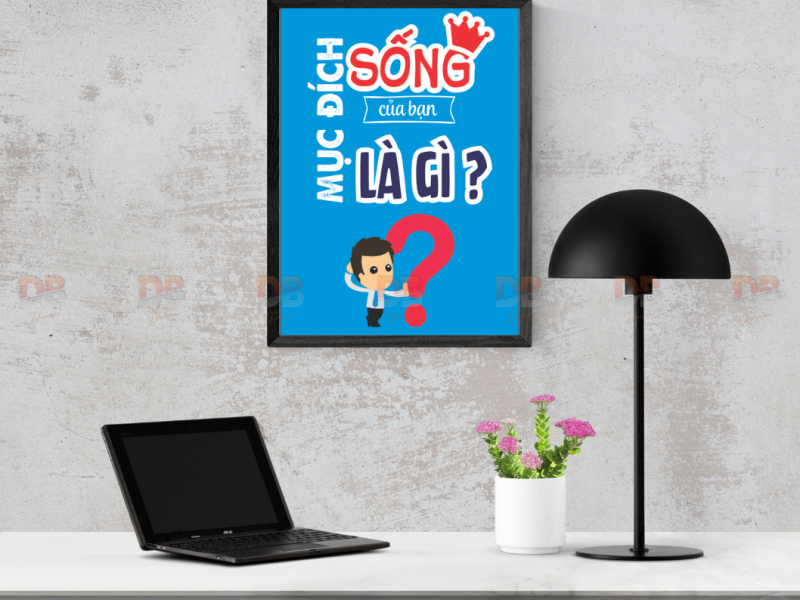 Tranh Tạo Động Lực: “Mục đích sống của bạn là gì?”