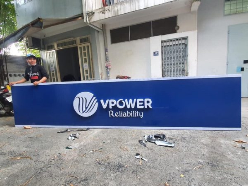 BẢNG HIỆU MẶT DỰNG ALU CHỮ NỔI