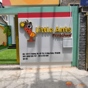 BẢNG HIỆU MẶT DỰNG ALU CHỮ NỔI