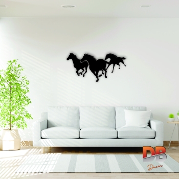 Tranh trang trí phòng hình đàn ngựa TTT03